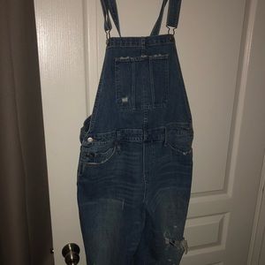 Lucky brand denim overalls size large brand new